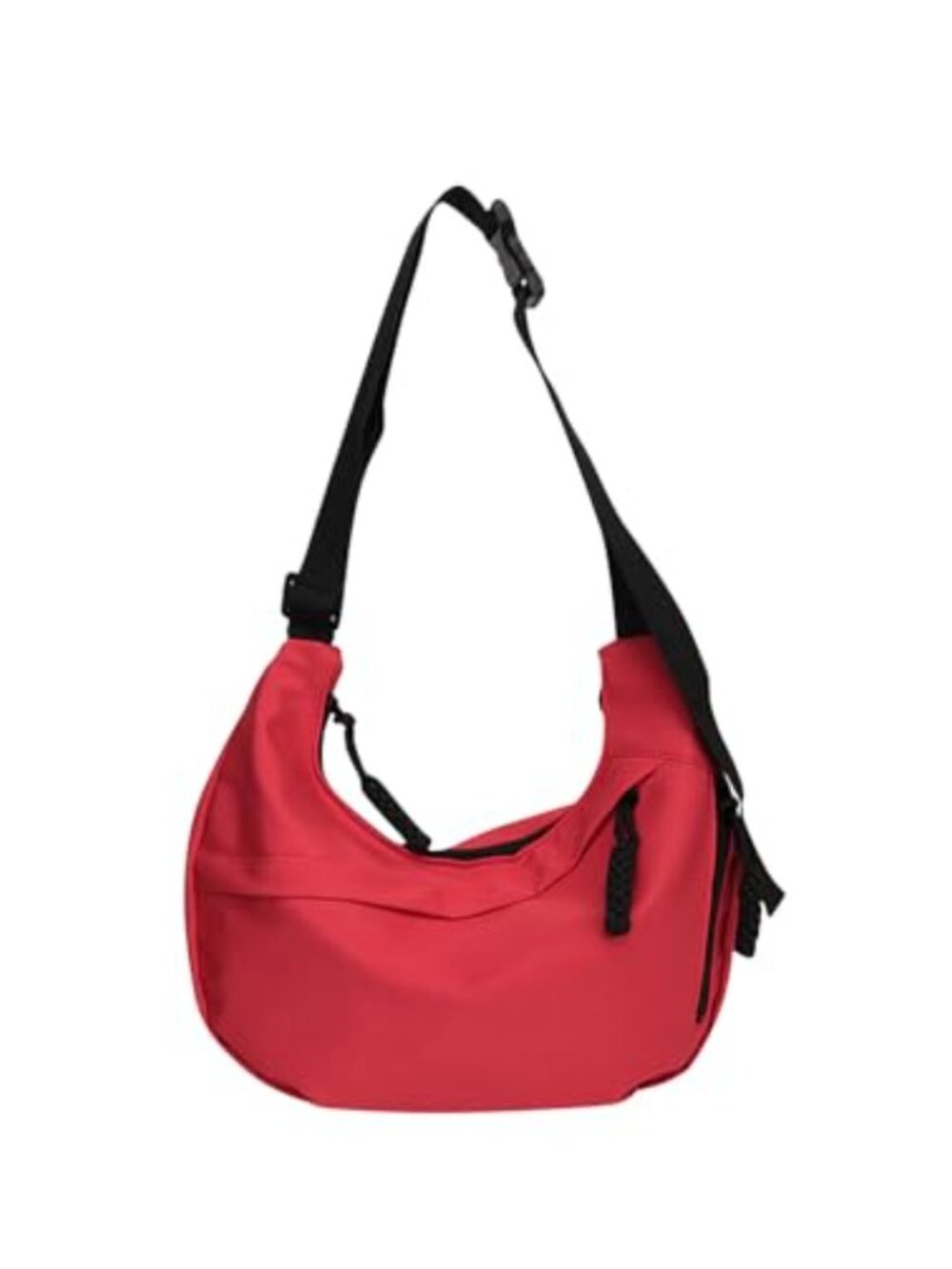 Nylon Crescent Crossbody Bag Dumpling Sling Shoulder Purse for Travel